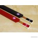 Portable Outdoor Wooden Chopsticks with Case Cherry Blossom Design (Black + Red) - B079HQJTKZ